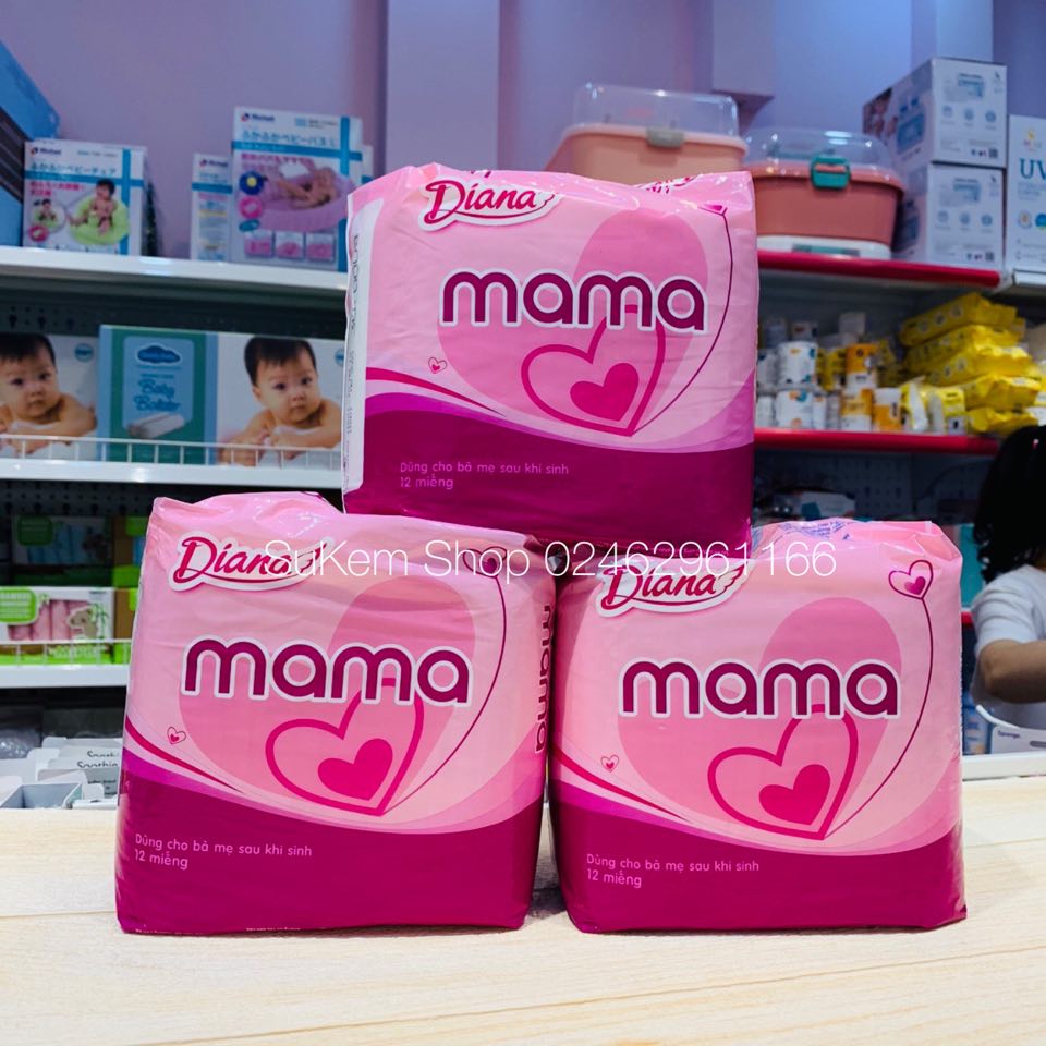 Băng Vệ Sinh MAMA Cho Mẹ 1 Gói 12 Miếng - Sukem Shop