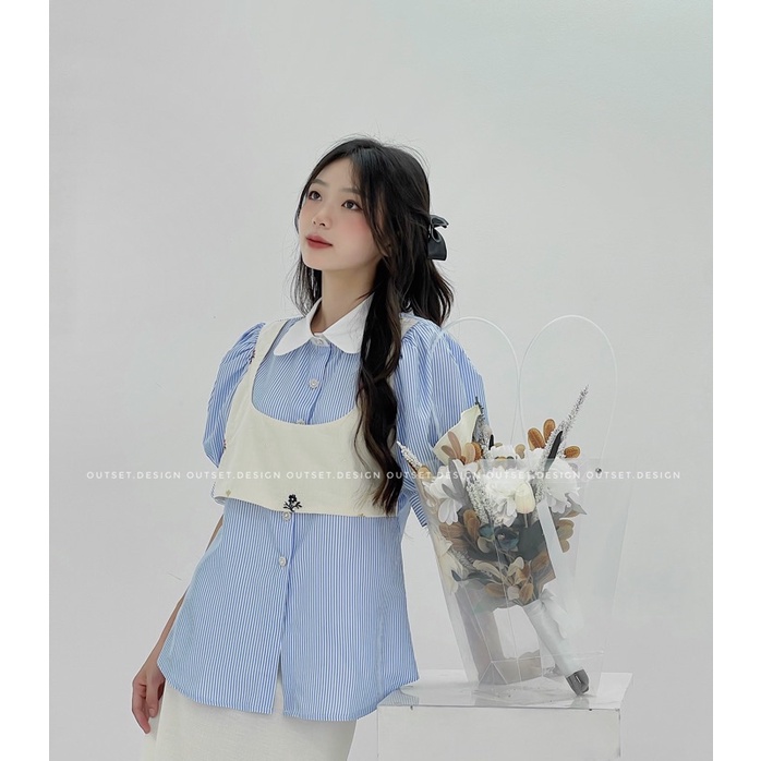 Outset - sơ mi blue shirt