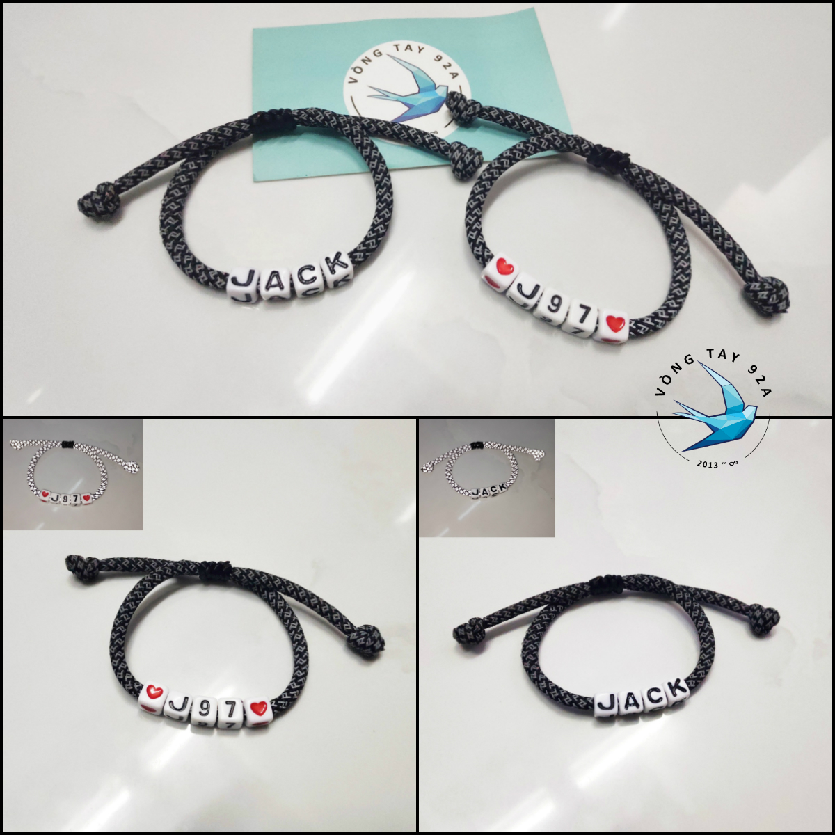 Vòng Đeo Tay Handmade Jack J97 Phản Quang Giá Rẻ