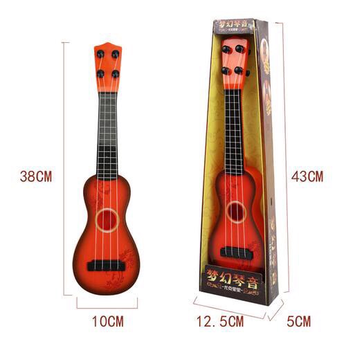 Đồ chơi giáo dục, Đàn Ukulele Nhựa Cho Bé - Đàn Ghi Ta Mini