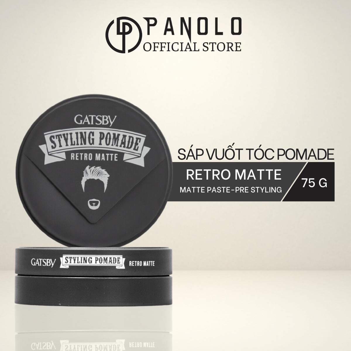 Sáp Vuốt Tóc Nam Chính Hãng Gatsby Pomade Retro Matte 75g