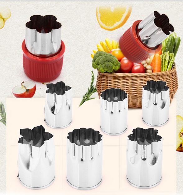 Bộ dụng cụ tỉa hoa cà rốt 8 món- bộ dụng cụ tỉa rau củ quả - bộ tỉa cà rốt