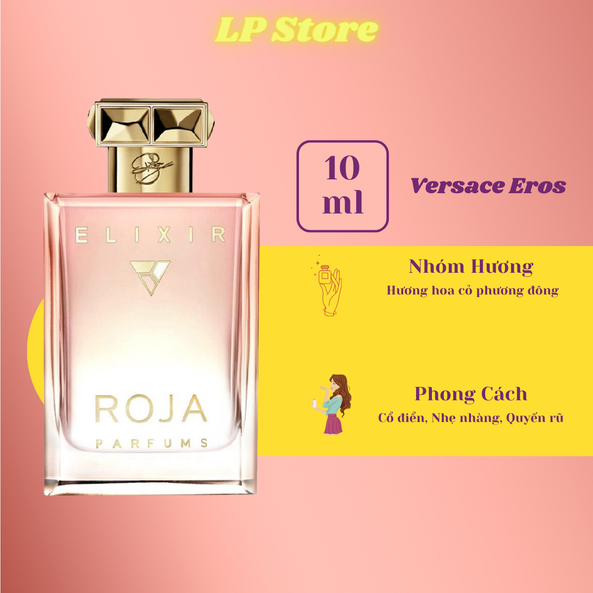 Mẫu nước hoa nữ roja elixir pour femme edp 10ml