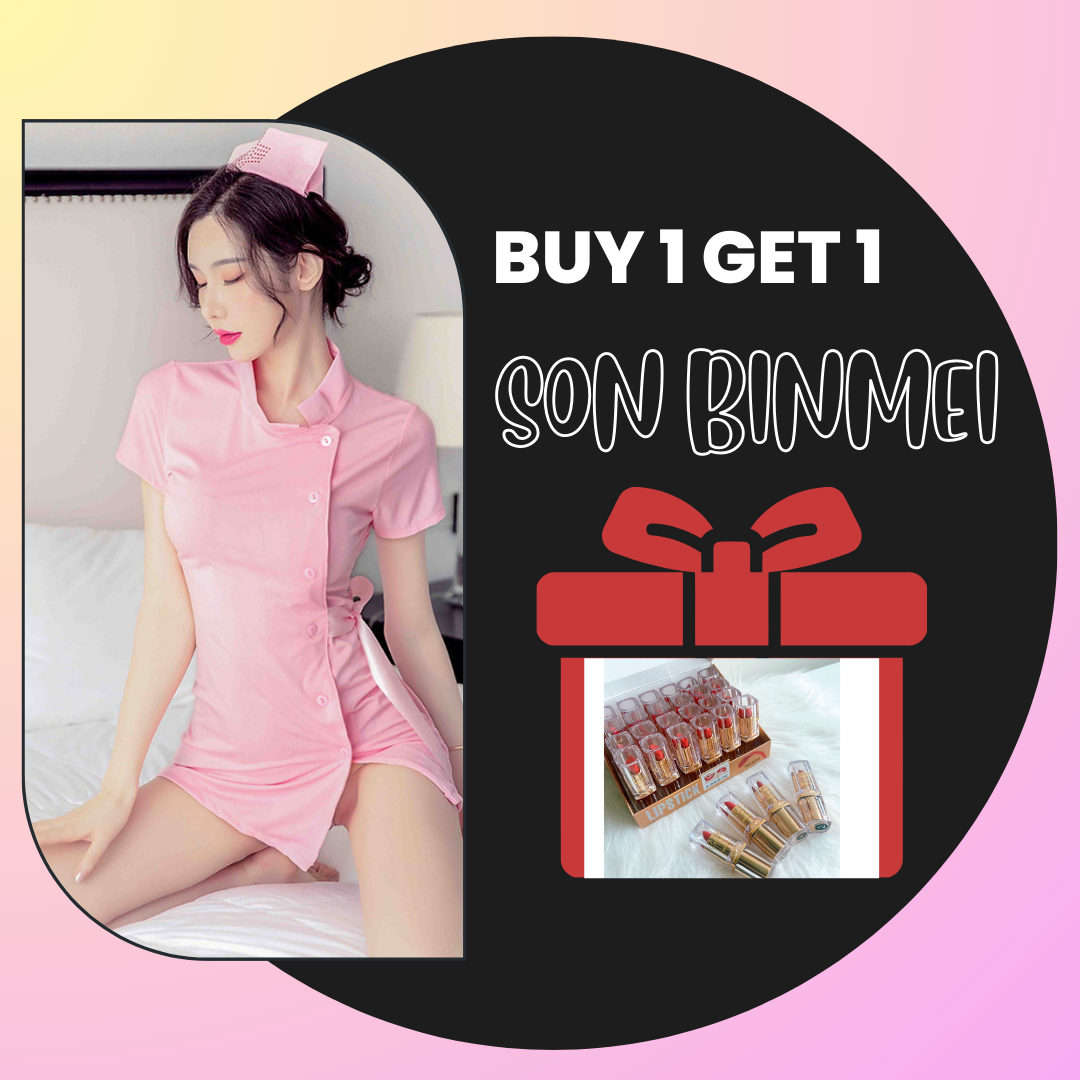 [HCM - Tặng Son] Váy Ngủ Cosplay Nữ Y Tá, Bác Sĩ Nóng Bỏng, Gợi Cảm