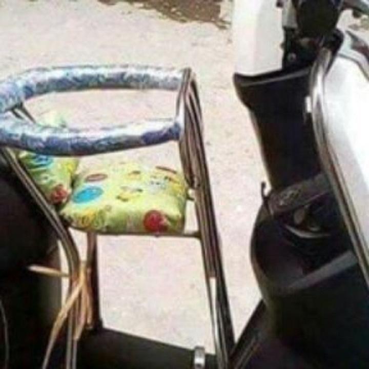 Ghế ngồi inox xe máy cho bé (XE GA, XE SỐ)