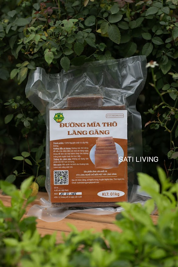 Đường mía thô (đường phên) Làng Găng