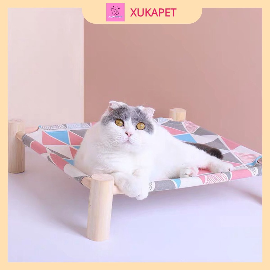 RẺ VÔ ĐỊCH  Giường ngủ gỗ cao cấp dành cho thú cưng