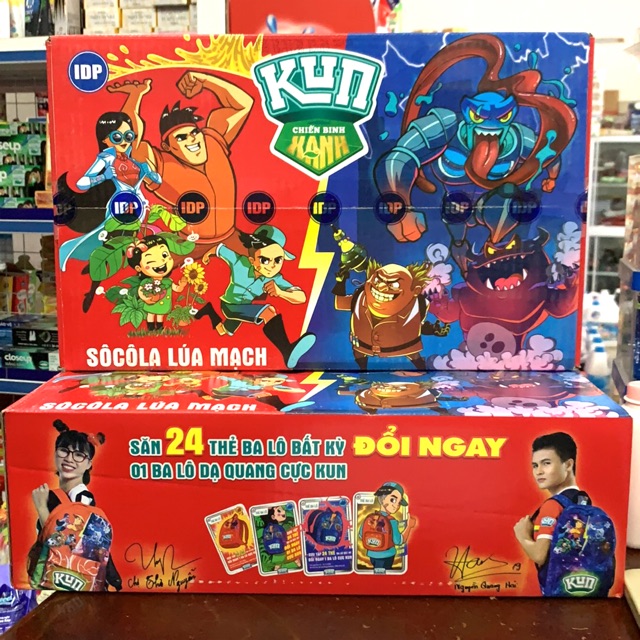 Thùng 48 Hộp x 180ml Sữa Kun Hương Socola