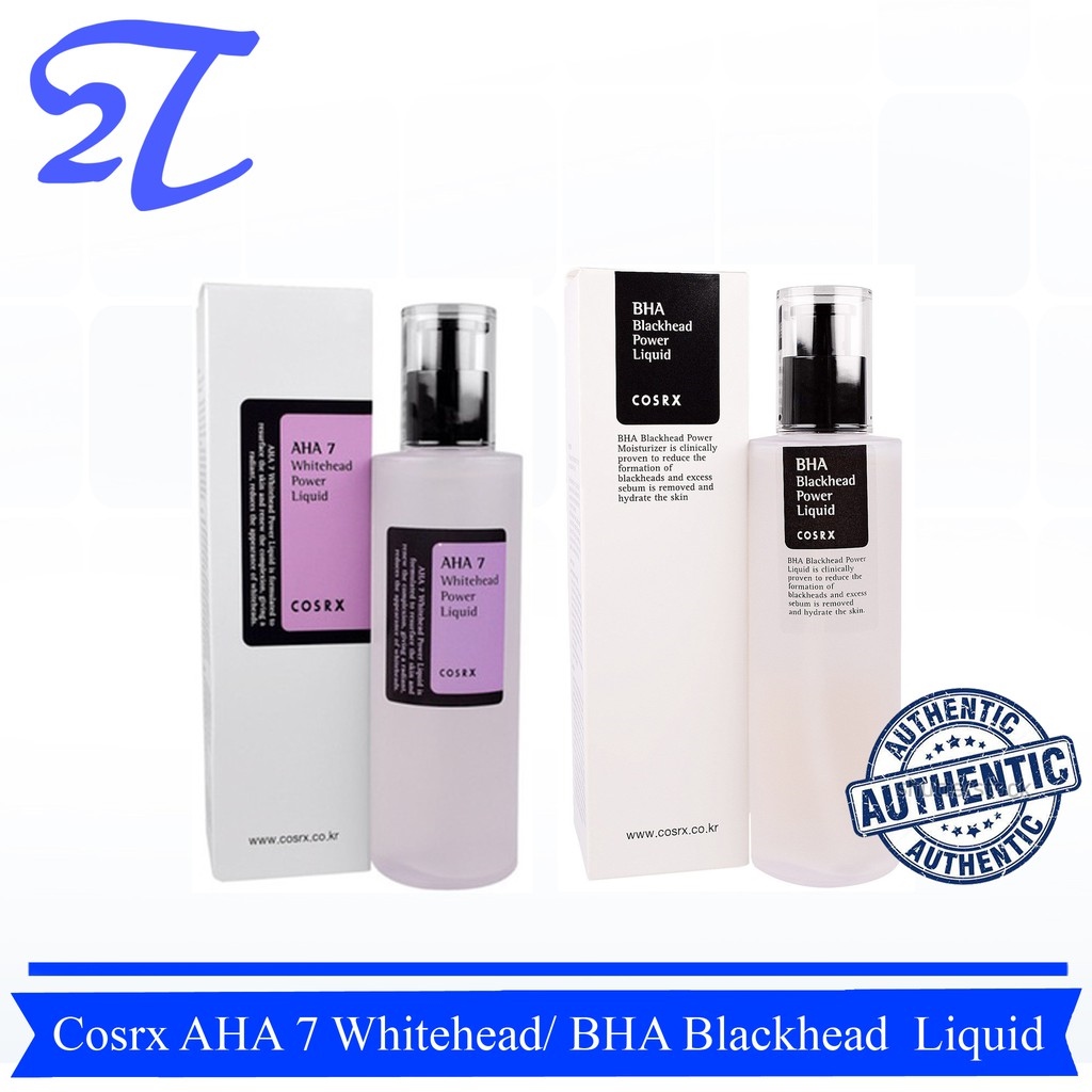 Tẩy Da Chết COSRX BHA Blackhead Power Liquid - Cosrx AHA 7 Whitehead Power Liquid