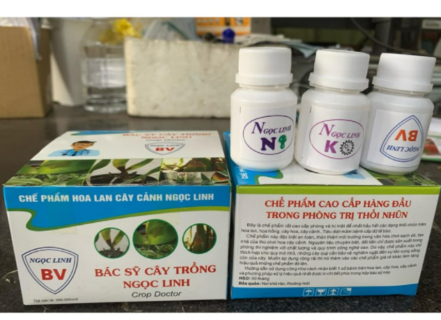 Bộ sản phẩm diệt nấm, thối nhũn cho lan