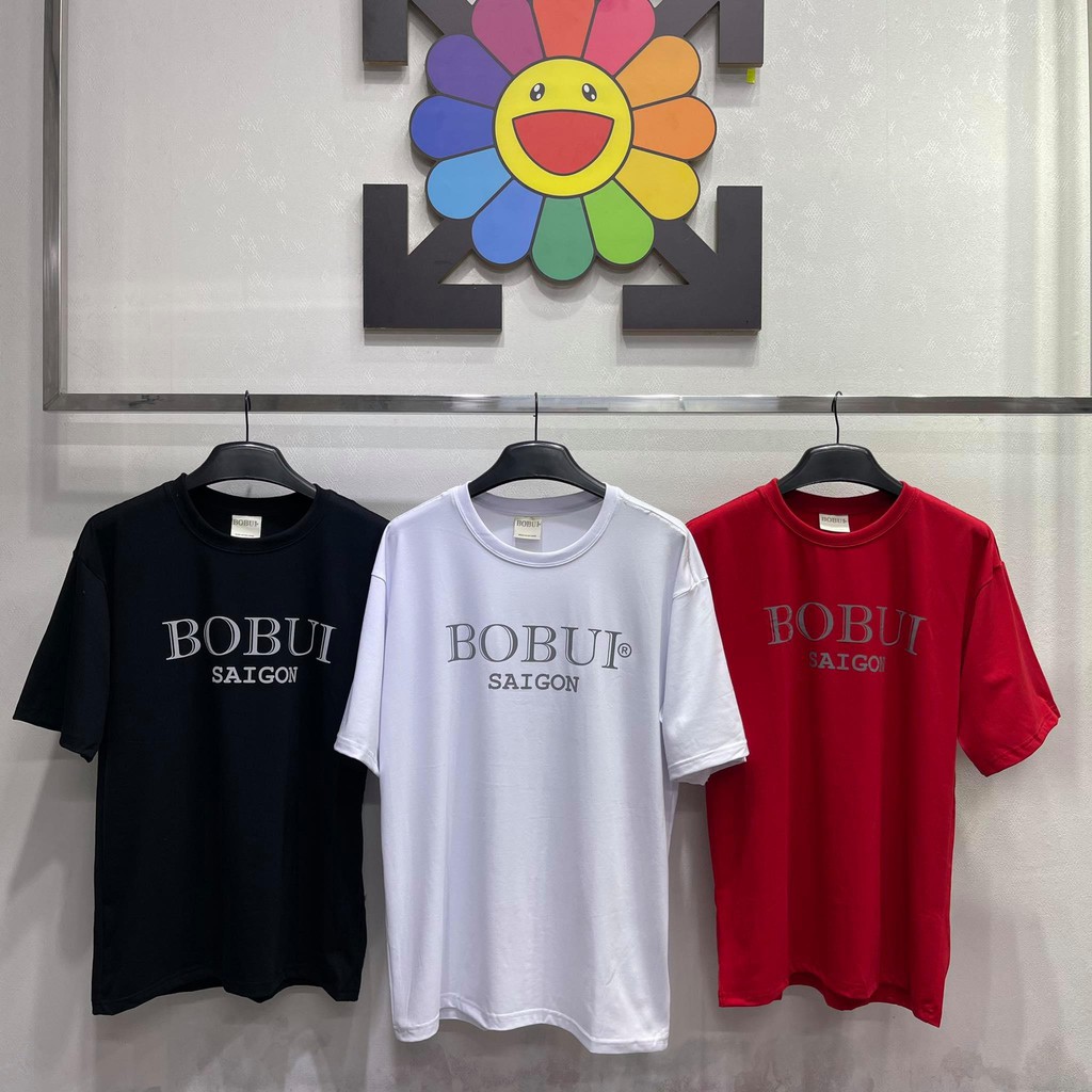 Áo thun bobui phản quang full tag logo