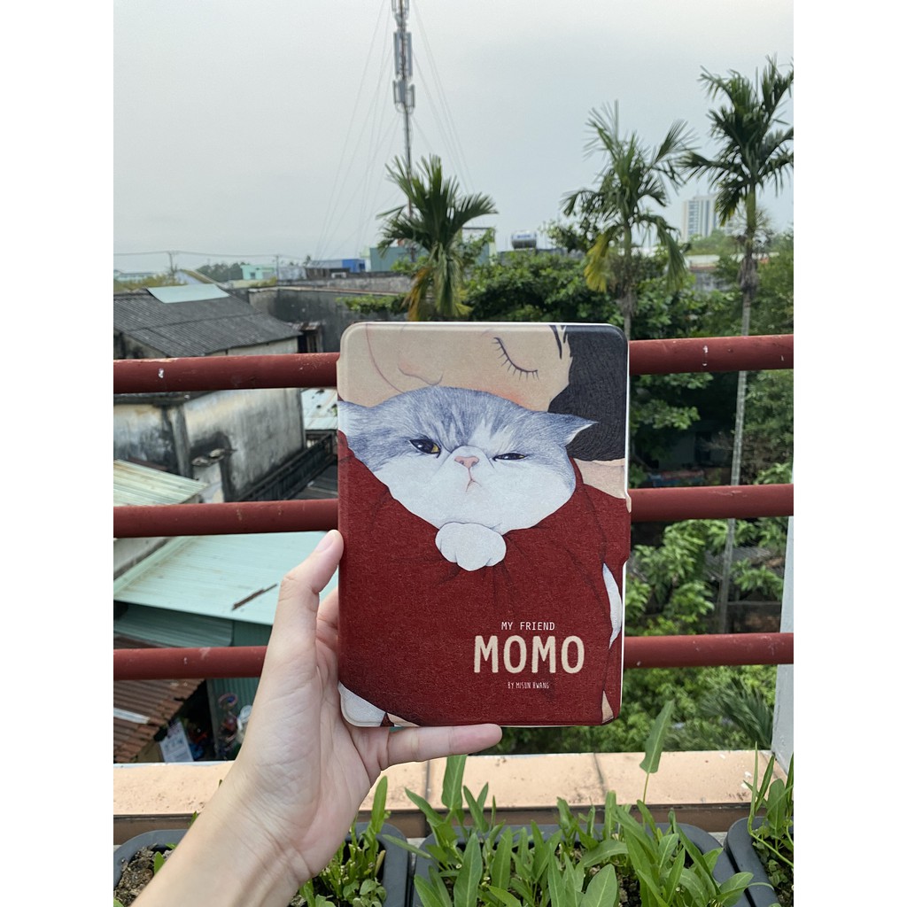 [HCM]Cover ốp lưng dẻo bé gái và mèo trắng cho Kindle Paperwhite Gen 3 và Gen 4 sản phẩm tốt độ bền cao cam kết sản phẩm nhận được như hình và mô tả