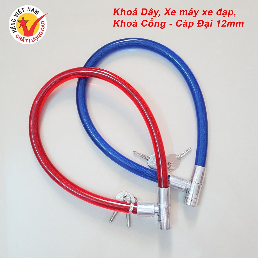 [HCM]Combo 2 Ổ khoá dây chống trộm loại lớn cáp to đặc biệt dày siêu an toàn MUA LẺ, GIÁ SỈ, SẢN PHẨM CHẤT LƯỢNG CAO
