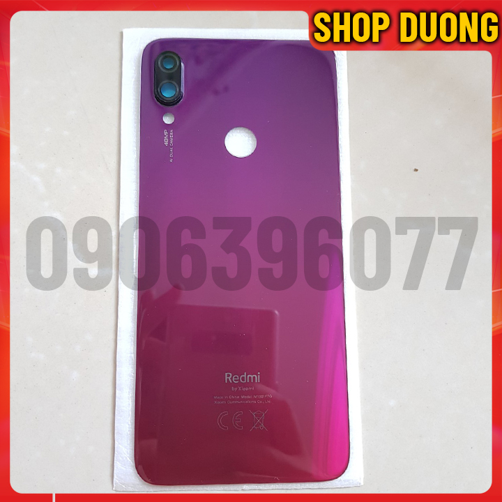 Redmi note 7 pro nắp lưng xiaomi redmi note 7 pro có kính camera và keo dán - shop dương