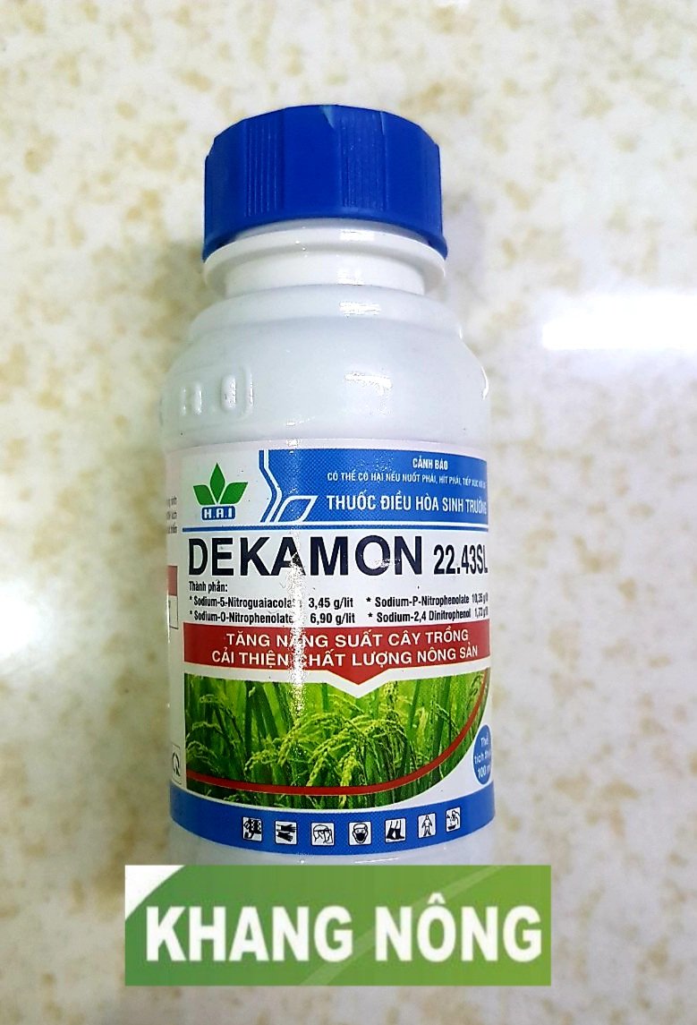 Phân bón lá dekamon 22.43sl chai 100ml, phân bón lá tăng sinh trưởng