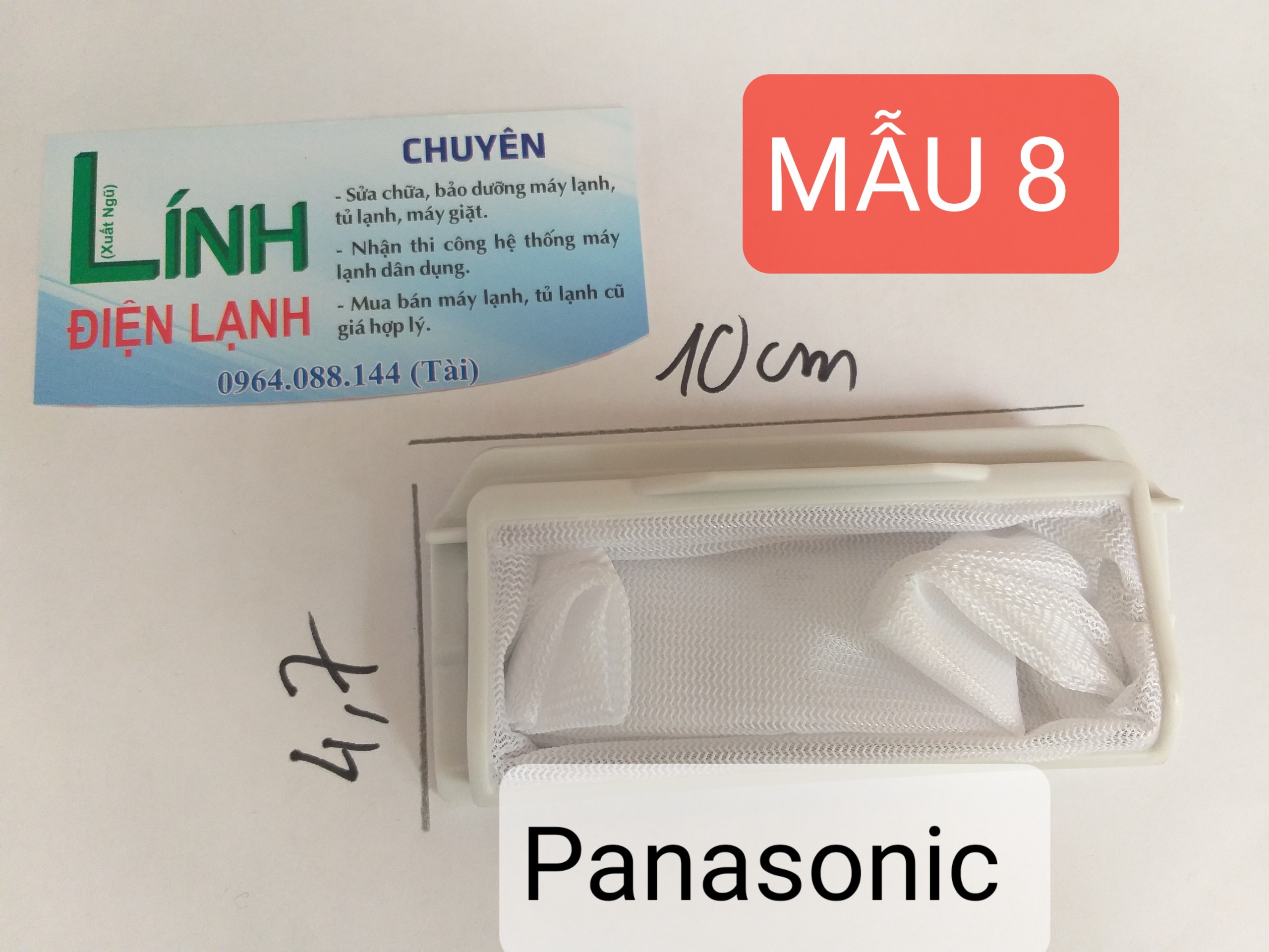 Túi lọc rác máy giặt panasonic - lưới lọc máy giặt