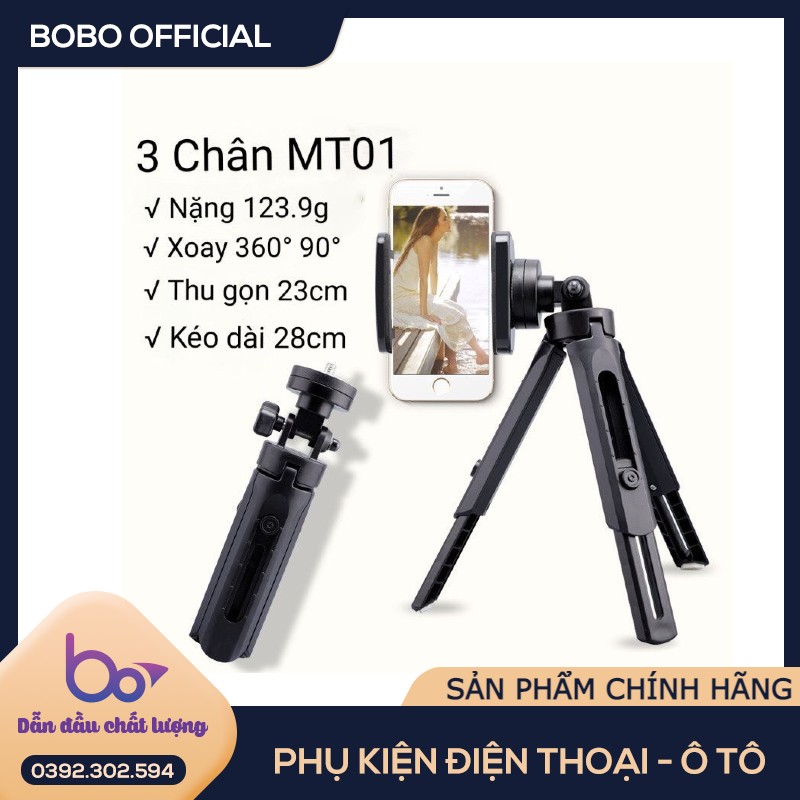 Giá đỡ điện thoại 3 chân Tripod MT01 mini - Chân đế chụp hình, Tripod, gậy chụp hình 3 chân, chân máy ảnh, chân máy quay phim, gậy chụp ảnh, gậy tự sướng, selfile