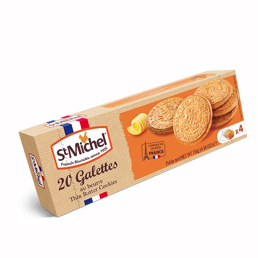Bánh quy bơ st michel 20 galettes “thin butter” – hộp 130g - 01015
