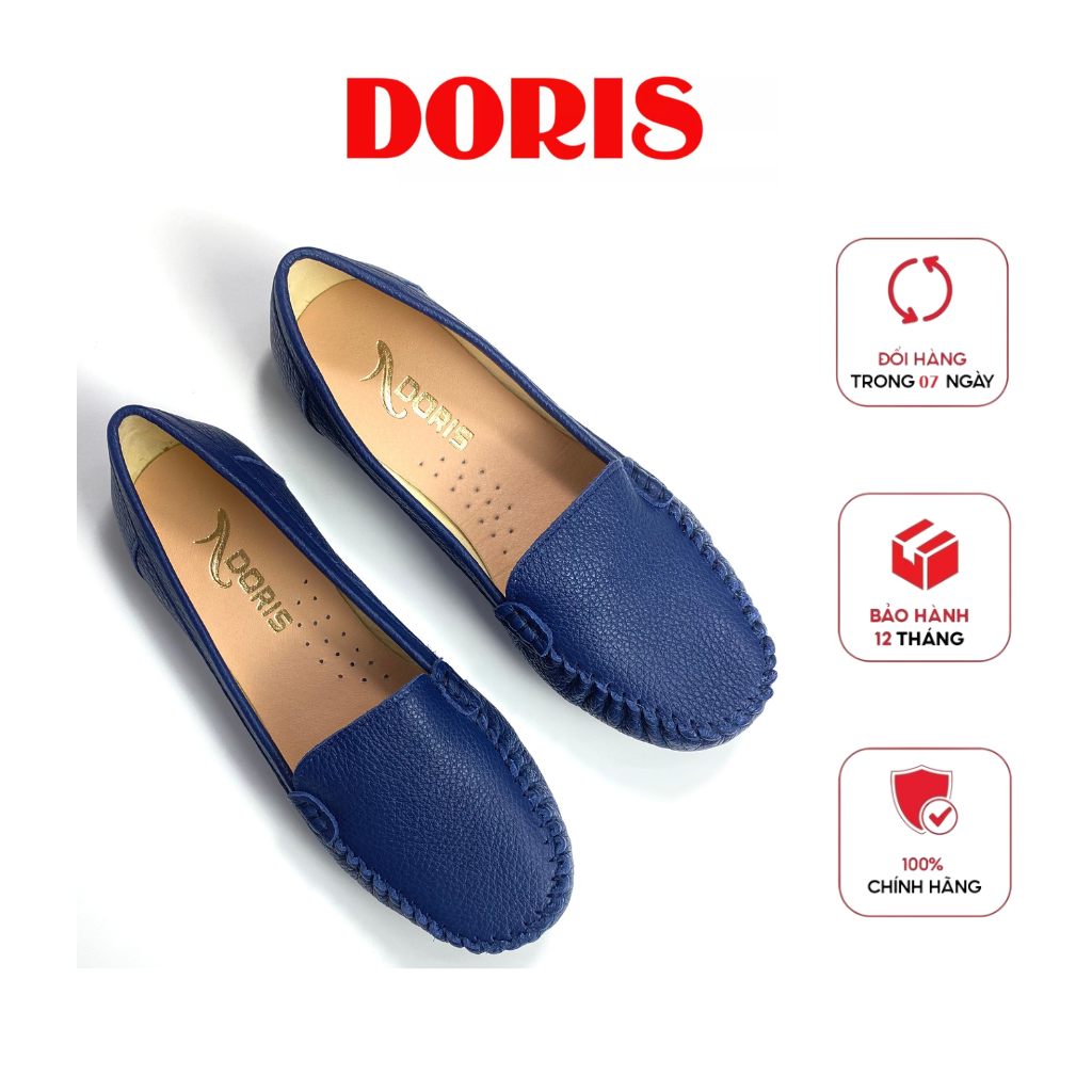 Giày búp bê mọi đế bệt da bò thật doris dr011- có size 40- có bảo hành.