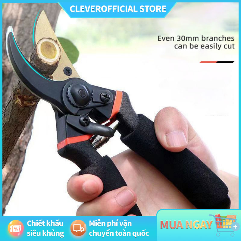  ⚡Miễn Phí Vận Chuyển⚡kéo tỉa cây cảnh Nhật Bản Thép SK5 kéo cắt cành gia đình,Lưỡi Thép Sắc Bén,có khoá an toàn 