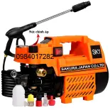 Máy Rửa Xe MiNi SAKURA SK1 . chuẩn 100% . hàng loại 1..Tặng kim thông sug