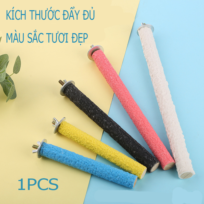 30cm cây đứng chim vẹt bằng gỗ, cầu mài móng cho vẹt, thanh mài móng