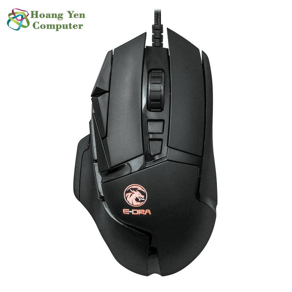 Chuột gaming e-dra em6502 pro rgb led - bh 24 tháng chính hãng - hoàng yến computer