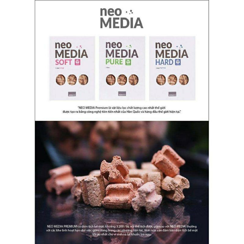 Vật liệu lọc neo media premium cho bể thủy sinh, bể cá cảnh