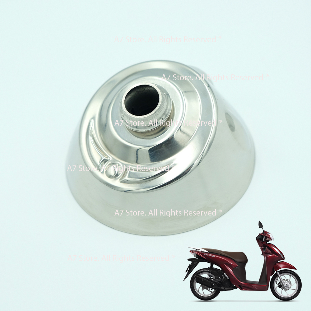 Chụp đuôi pô vision 2021 - 2024 inox vt26