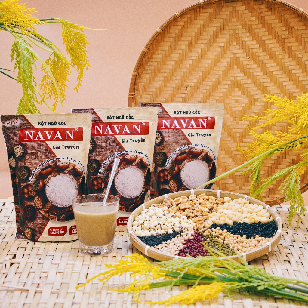 COMBO 3 TÚI NGŨ CỐC NAVAN SIÊU TIẾT KIỆM (BỘT NGŨ CỐC PHA UỐNG)