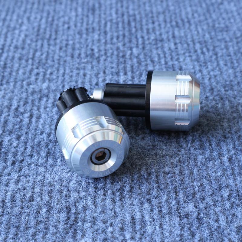 [HCM][HOT] CẶP GÙ TAY LÁI TRÒN 100% CHẤT LIỆU NHÔM CNC CAO CẤP ( MÀU BẠC )