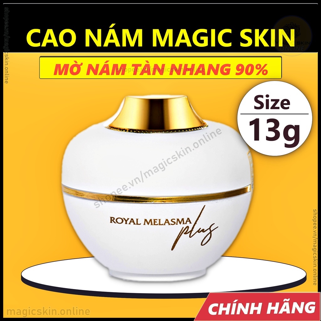 ┋☽ cao nám magic skin cao nám royal melasma plus 👍 ngừa nám tàn nhang ✔ size 13g