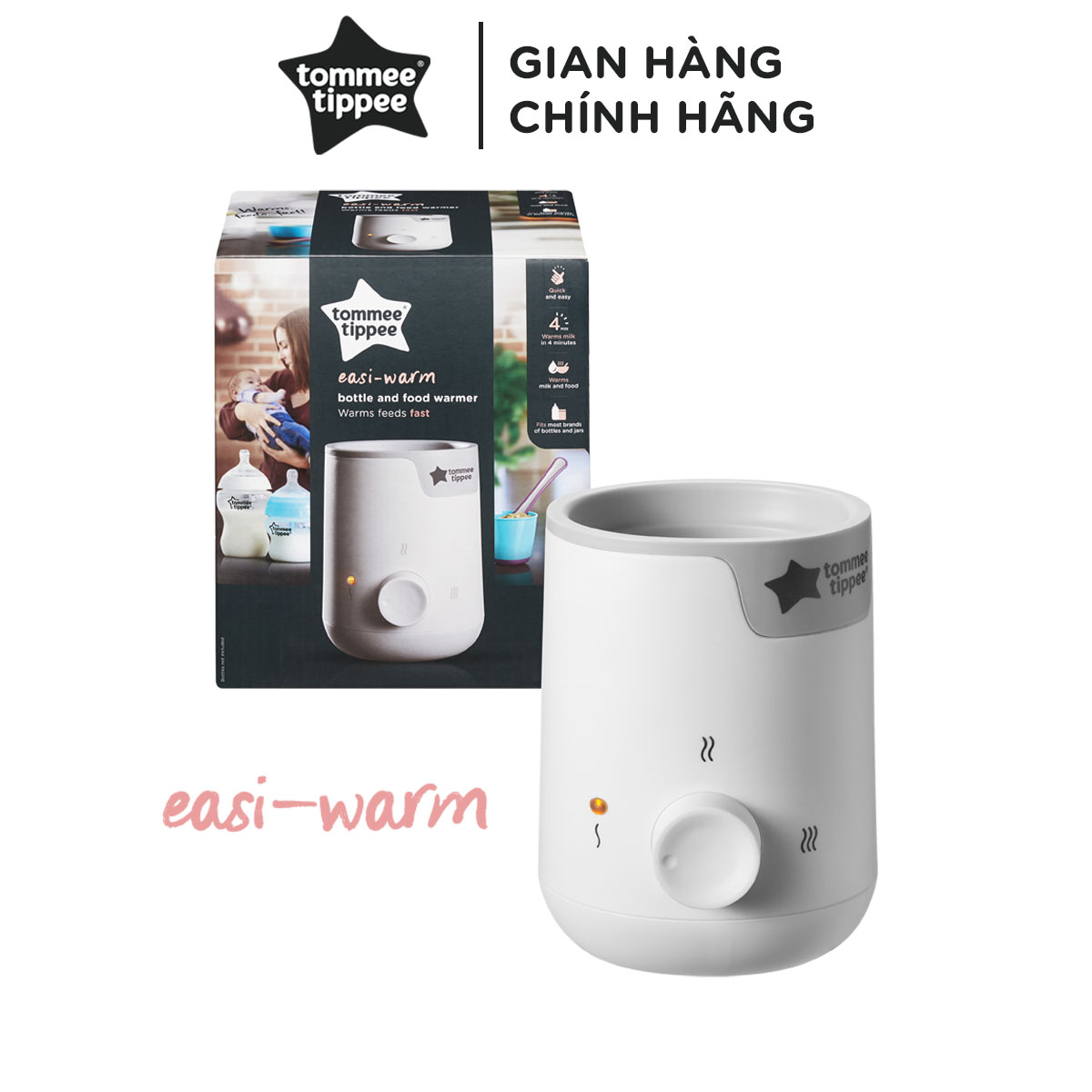 Máy hâm sữa và thức ăn cho bé Tommee Tippee Easi-Warm