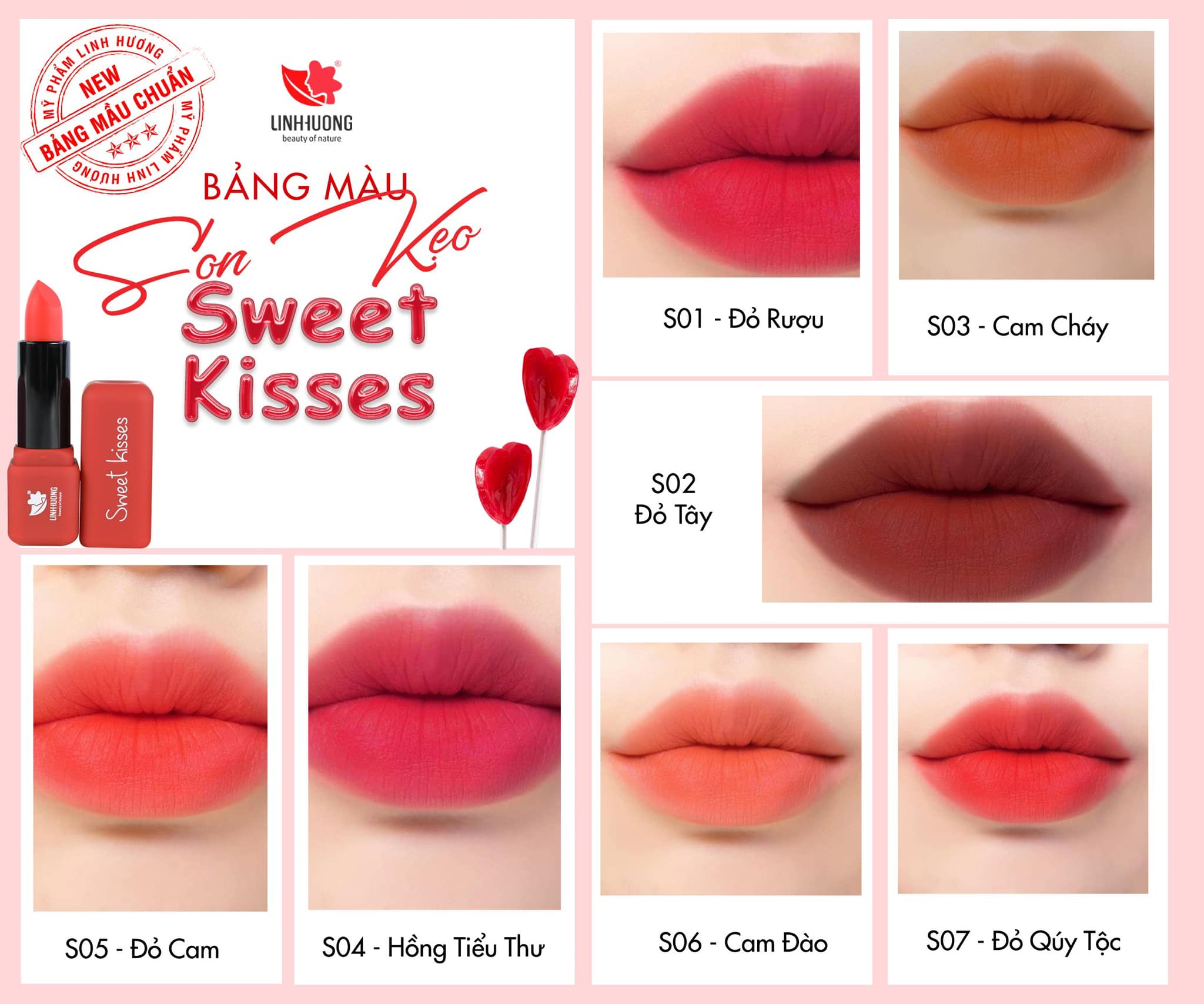 Son kẹo siêu lì linh hương chính hãng