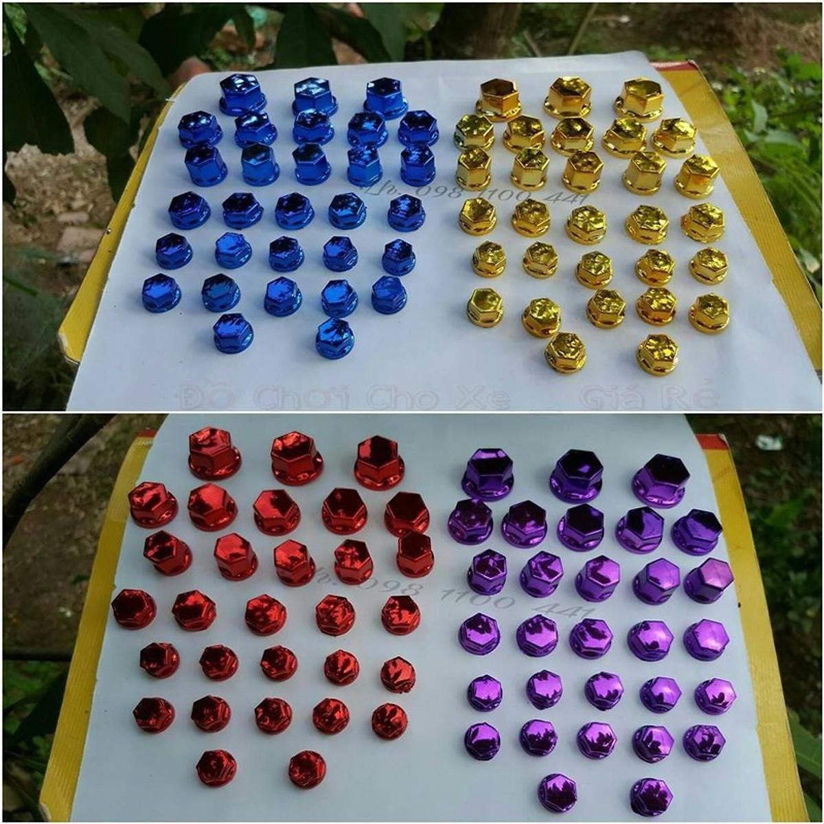 Bộ 30 Nắp Chụp Ốc Xe Máy Cao Cấp