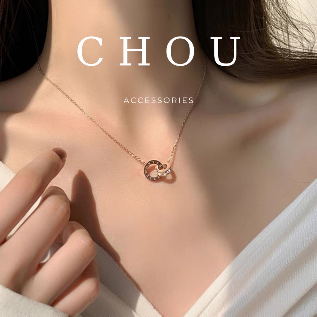 Dây chuyền titan, vòng tay titan timeless | chou accessories |