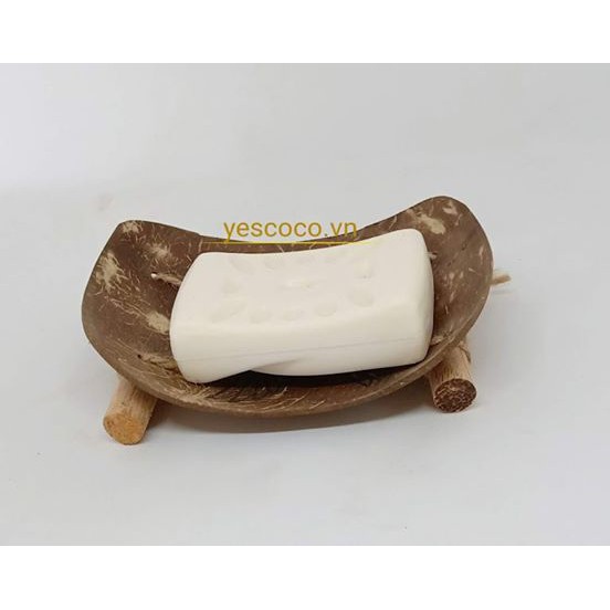 Khay xà phòng Gáo dừa Chữ Nhật|  YESCOCO XƯỞNG GÁO DỪA