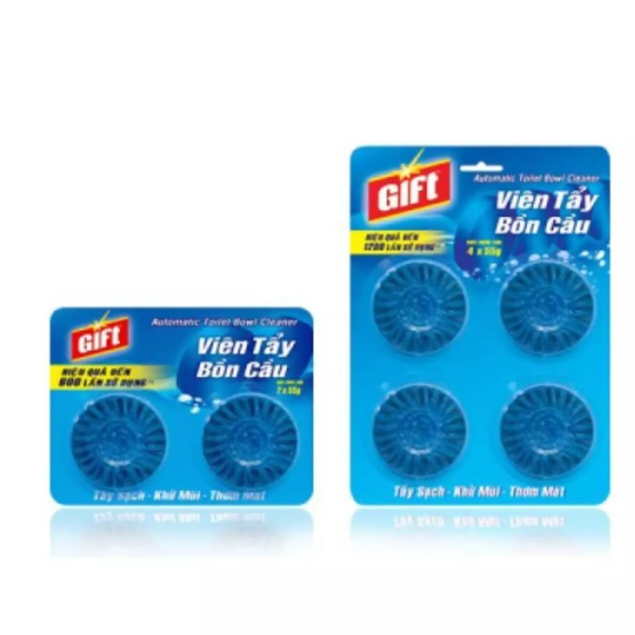 Viên tẩy bồn cầu Gift - vỉ 2 viên