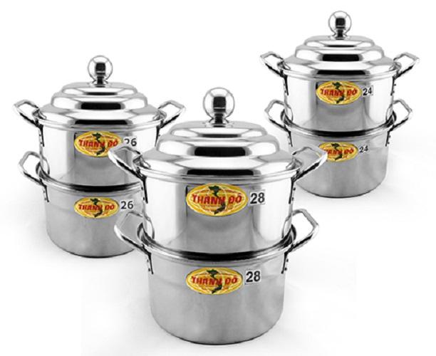 [HCM]Nồi chõ nấu (đồ) xôi Inox 304 đa năng Thành Đô size 30cm  Loại Nấu Được 4 kg gạo