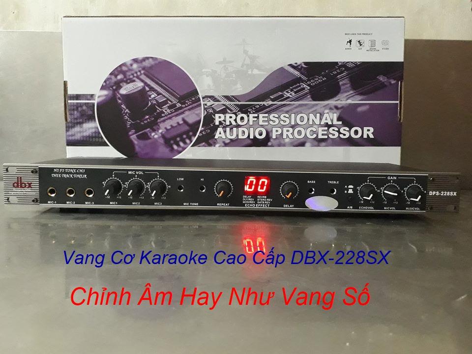 Vang cơ karaoke cao cấp dbx 228 plus , tặng cặp dây canon kết nối