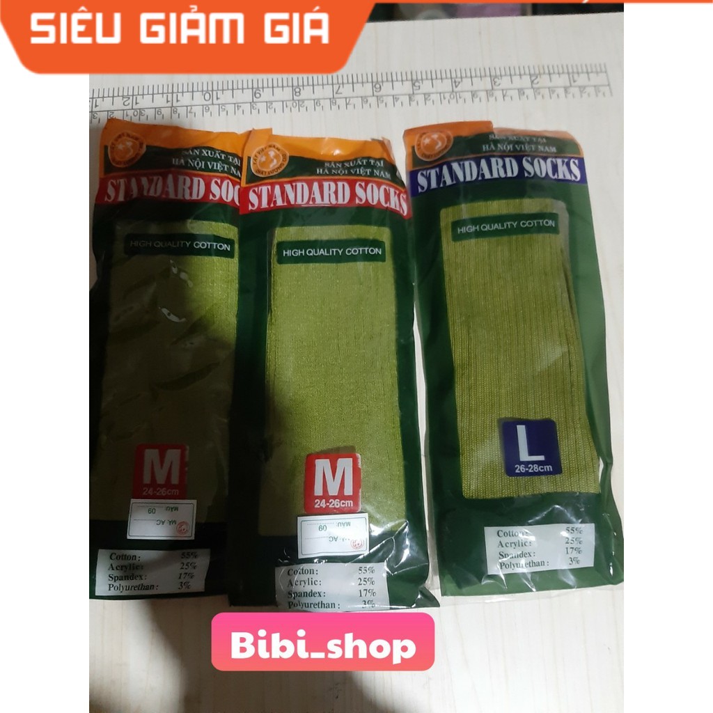 Tất, vớ màu xanh rêu ( màu xanh công an, màu xanh bộ đội )