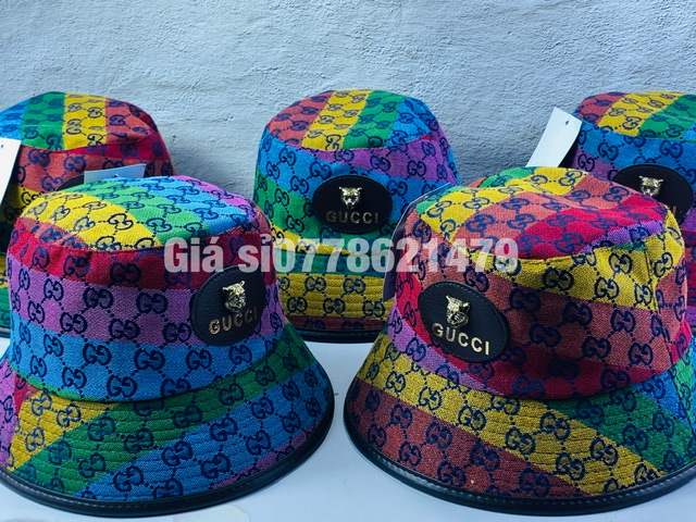 Mũ bo bucket trend 7 màu ❤️ Logo sói tròn thể thao cực ngầu thời trang