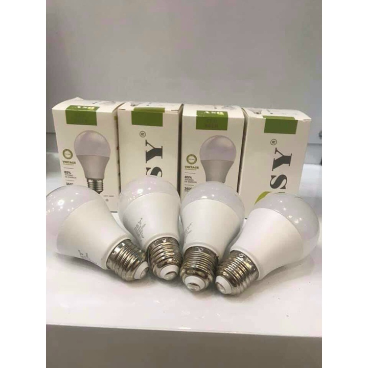 Đèn led bulb tròn 18W tiết kiệm điện chống nước IP20 ánh sáng trắng, vàng
