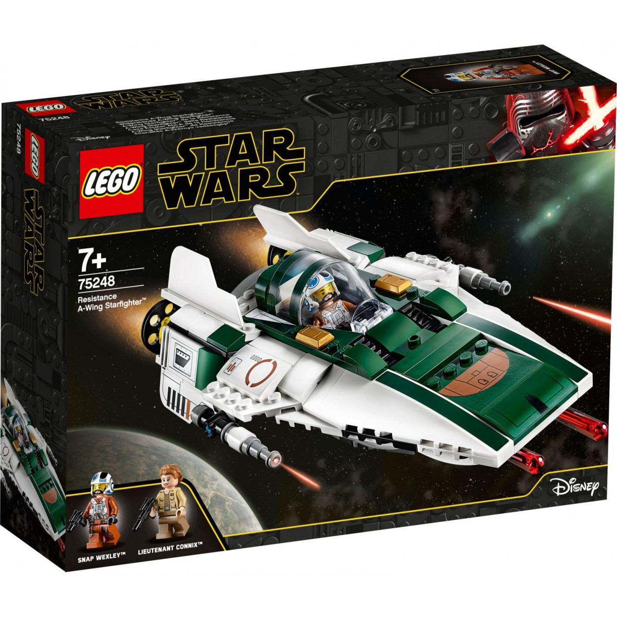 Đồ chơi LEGO Star Wars: The Rise of Skywalker Resistance A Wing Starfighter 75248 (bộ 269 mẫu lắp ráp)