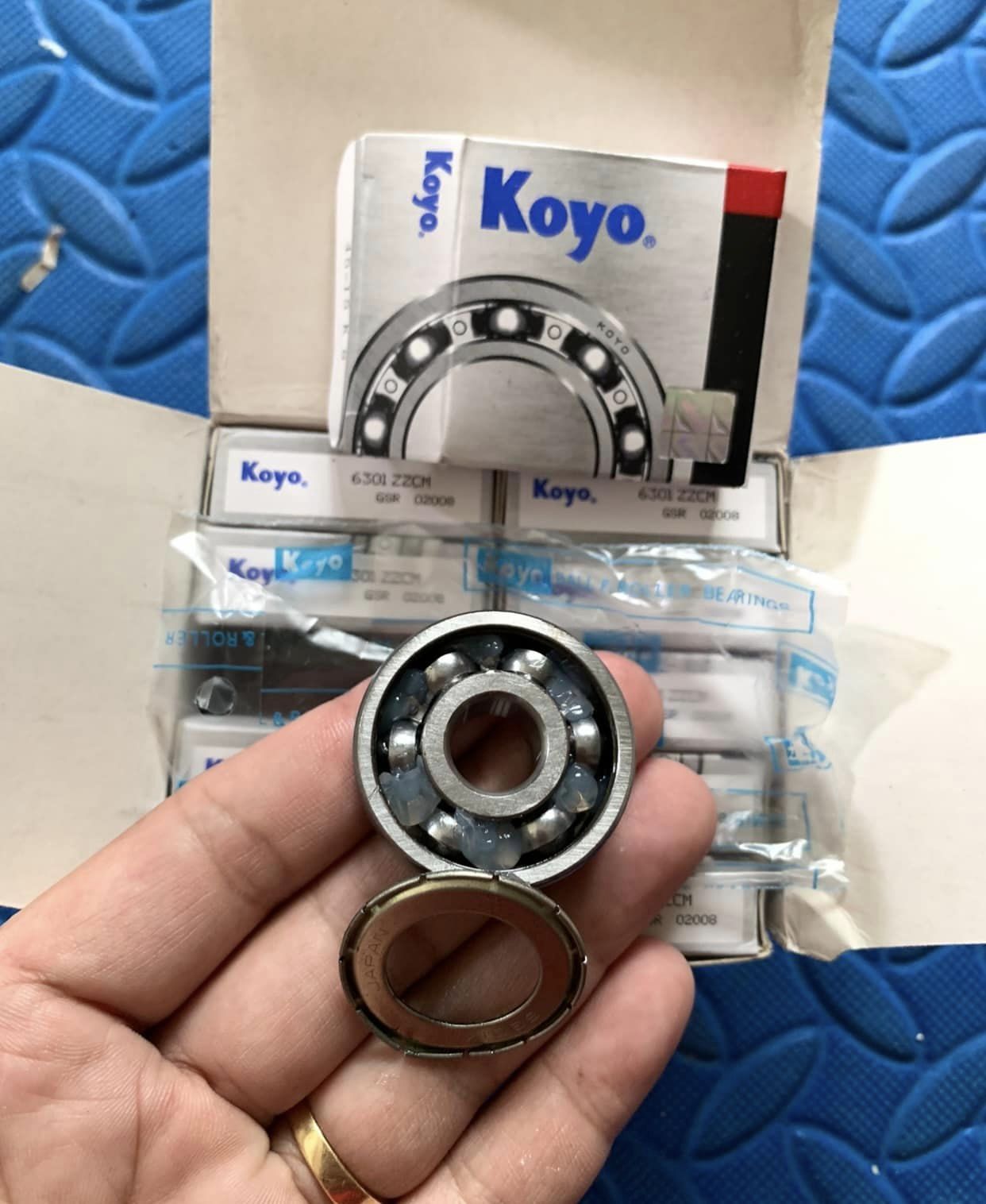 Vòng bi, bạc đạn xe máy Koyo japan đủ size, vòng bi koyo