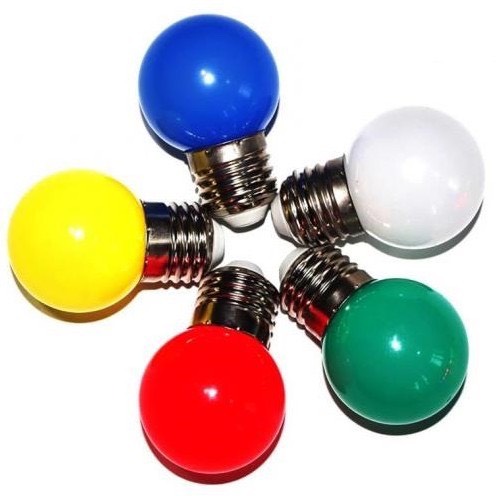 Bóng đèn led trang trí 1w nhiều màu