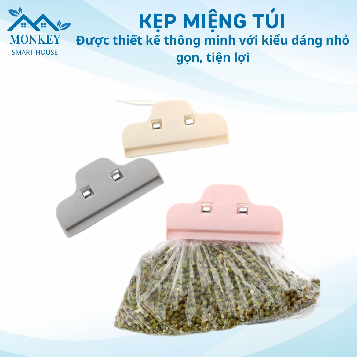 Kẹp Miệng Túi Bảo Quản Thực Phẩm - Kẹp Túi Thức Ăn