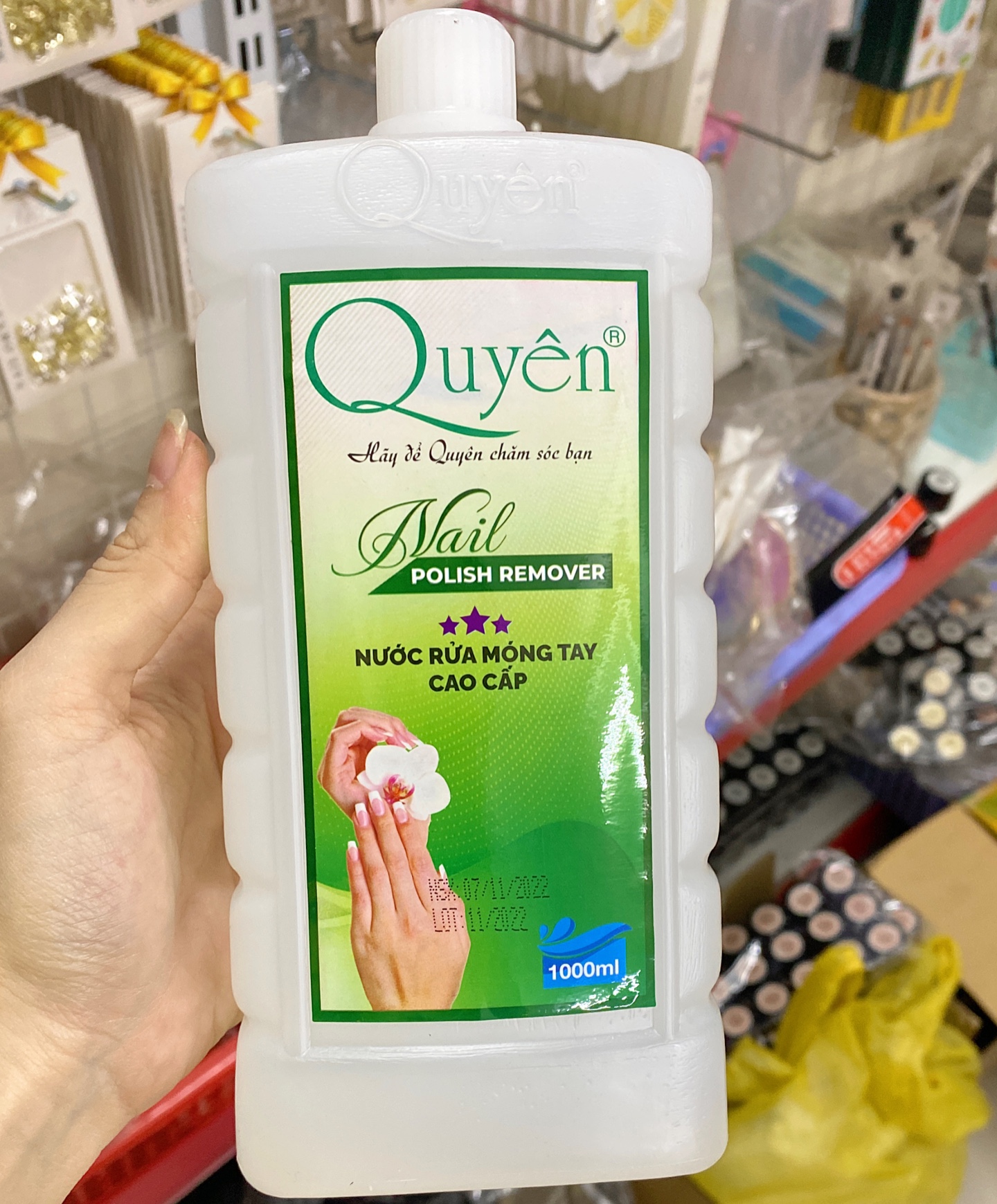 Nước rửa móng tay quyên cao cấp - sugar nails