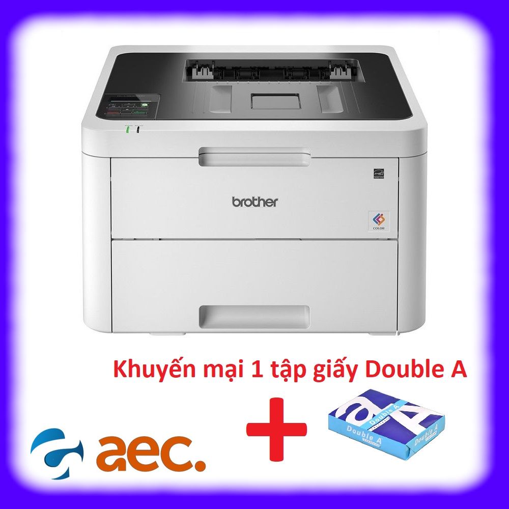 [Trả góp 0%]Máy in laser màu Brother HL-L3230CDN (In Duplex - In mạng) + Khuyến mại 1 tập giấy Double A