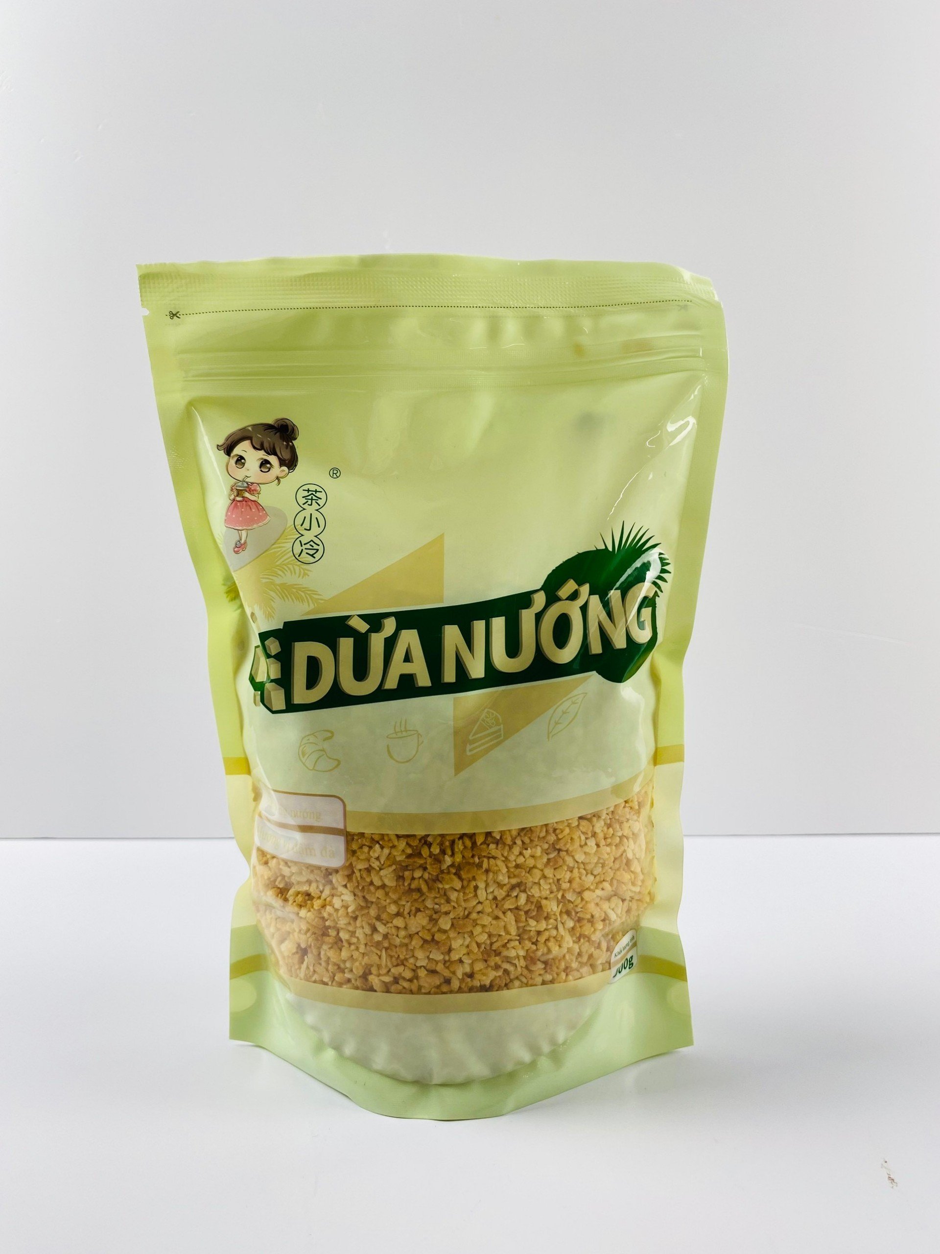 VỤN DỪA NƯỚNG KHÔ/CƠM DỪA SẤY KHÔ GÓI 500g- TOPPING ĐỘC LẠ TRONG TRÀ SỮA, ỨNG DỤNG TRONG CAFE/BÁNH/KEM